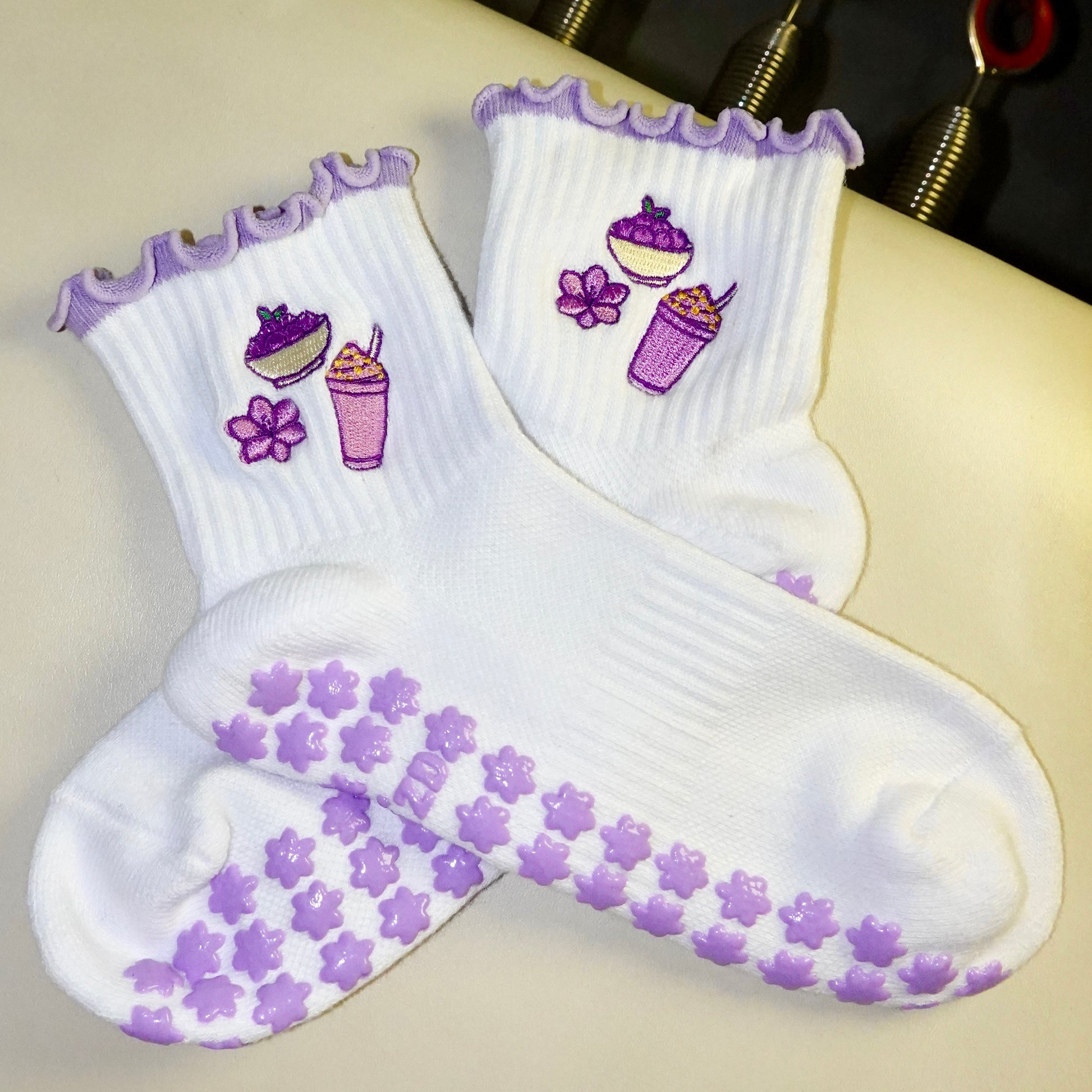 Acai Smoothie Grip Socks