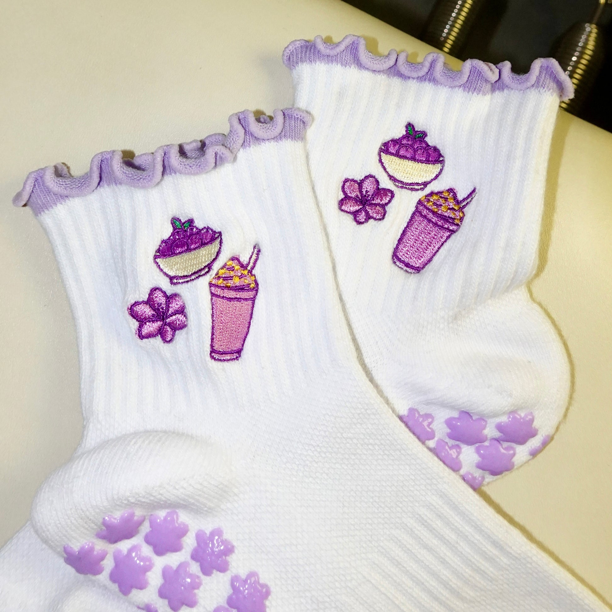 Acai Smoothie Grip Socks