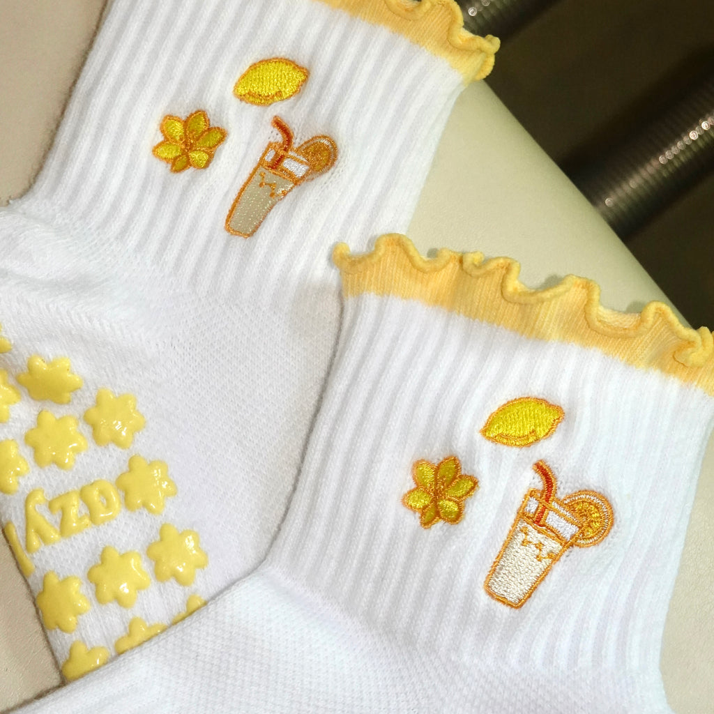 Lemonade Grip Socks