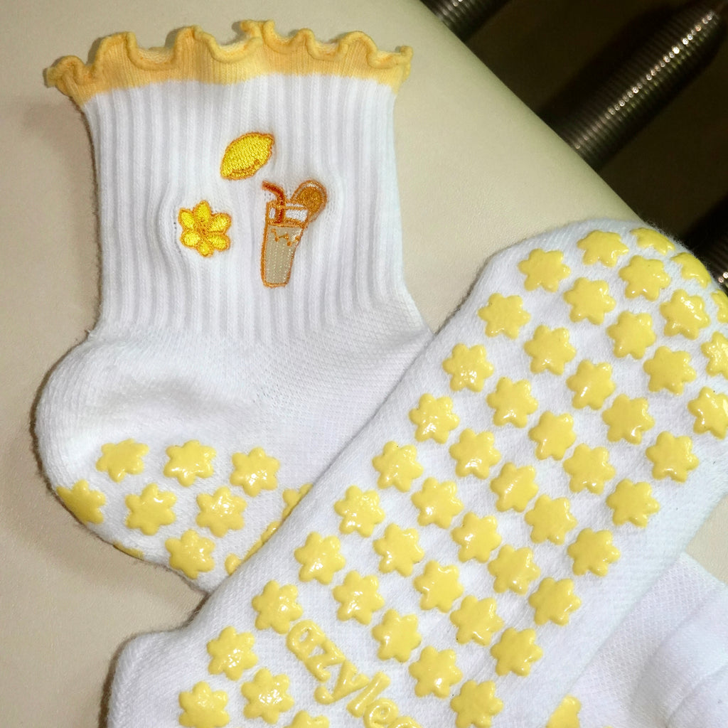 Lemonade Grip Socks